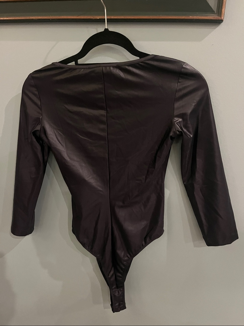 Versace Jeans Couture Shiny Noir Bodysuit - Picture 6 of 16